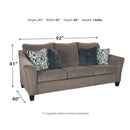 Nemoli - Slate - Sofa-Washburn's Home Furnishings