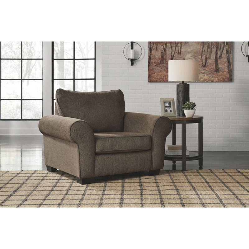 Nesso - Walnut - 2 Pc. - Chair And A Half With Ottoman-Washburn's Home Furnishings