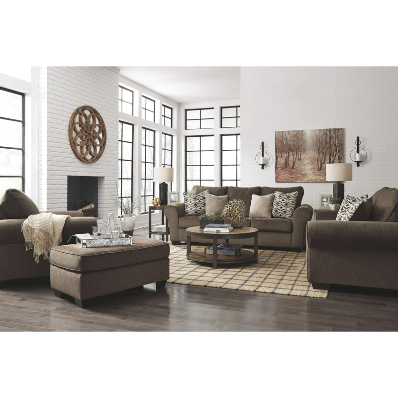 Nesso - Walnut - 2 Pc. - Chair And A Half With Ottoman-Washburn's Home Furnishings