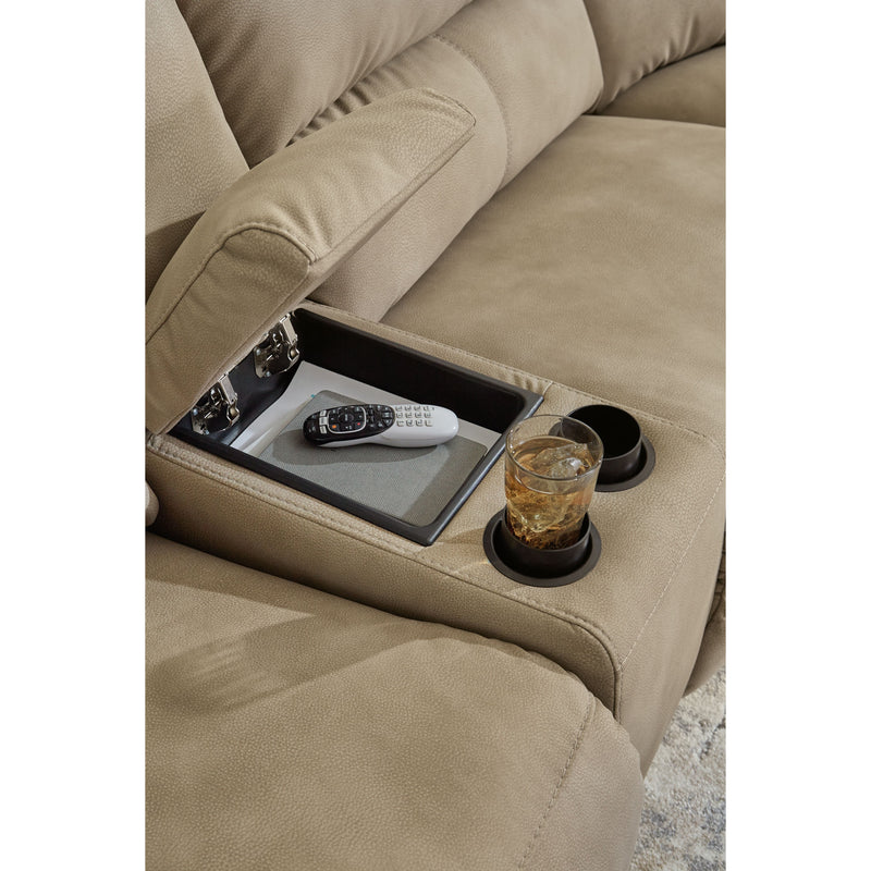 Next-gen Durapella - Sand - Left Arm Facing Power Recliner 3 Pc Sectional-Washburn's Home Furnishings