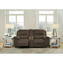 Next-gen - Espresso - Dbl Rec Loveseat W/console-Washburn's Home Furnishings