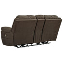 Next-gen - Espresso - Dbl Rec Pwr Loveseat W/console-Washburn's Home Furnishings