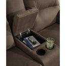 Next-gen - Espresso - Dbl Rec Pwr Loveseat W/console-Washburn's Home Furnishings