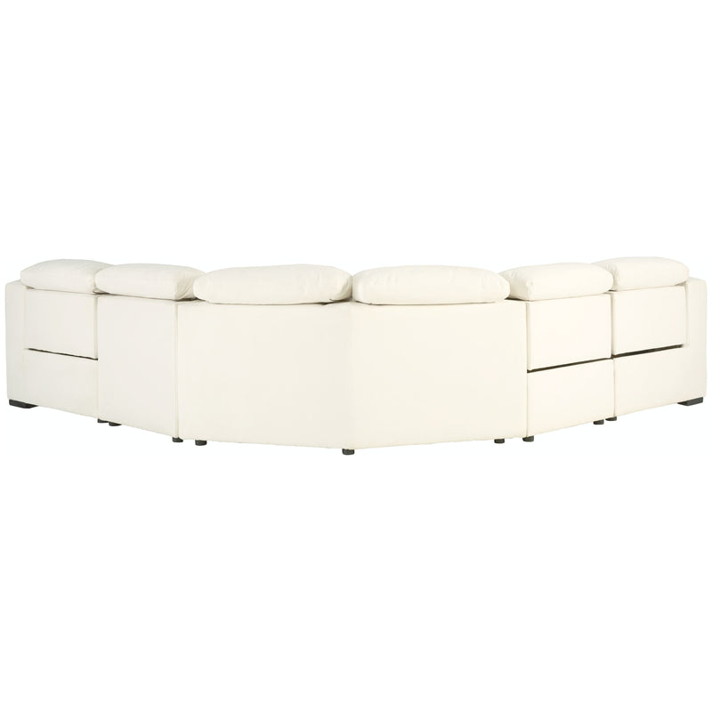 Next-gen Gaucho - Chalk - Left Arm Facing Power Reclining 5 Pc Sectional-Washburn's Home Furnishings