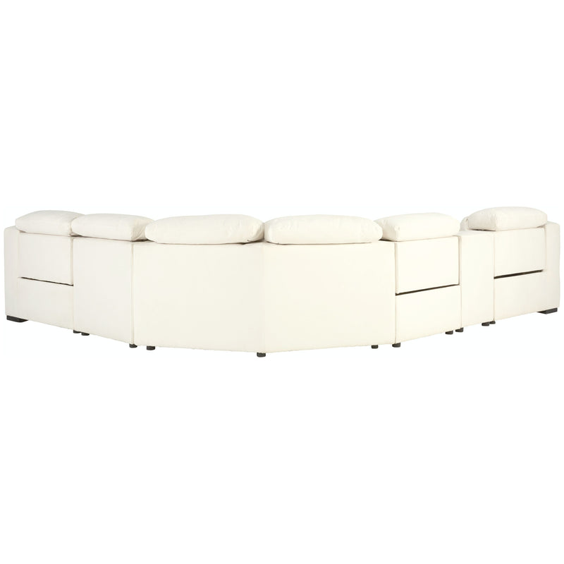 Next-gen Gaucho - Chalk - Left Arm Facing Power Reclining 6 Pc Sectional-Washburn's Home Furnishings