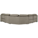 Next-gen Gaucho - Putty - Power Reclining 5 Pc Sectional-Washburn's Home Furnishings