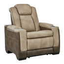 Next-gen - Light Brown - Pwr Recliner/adj Headrest-Washburn's Home Furnishings