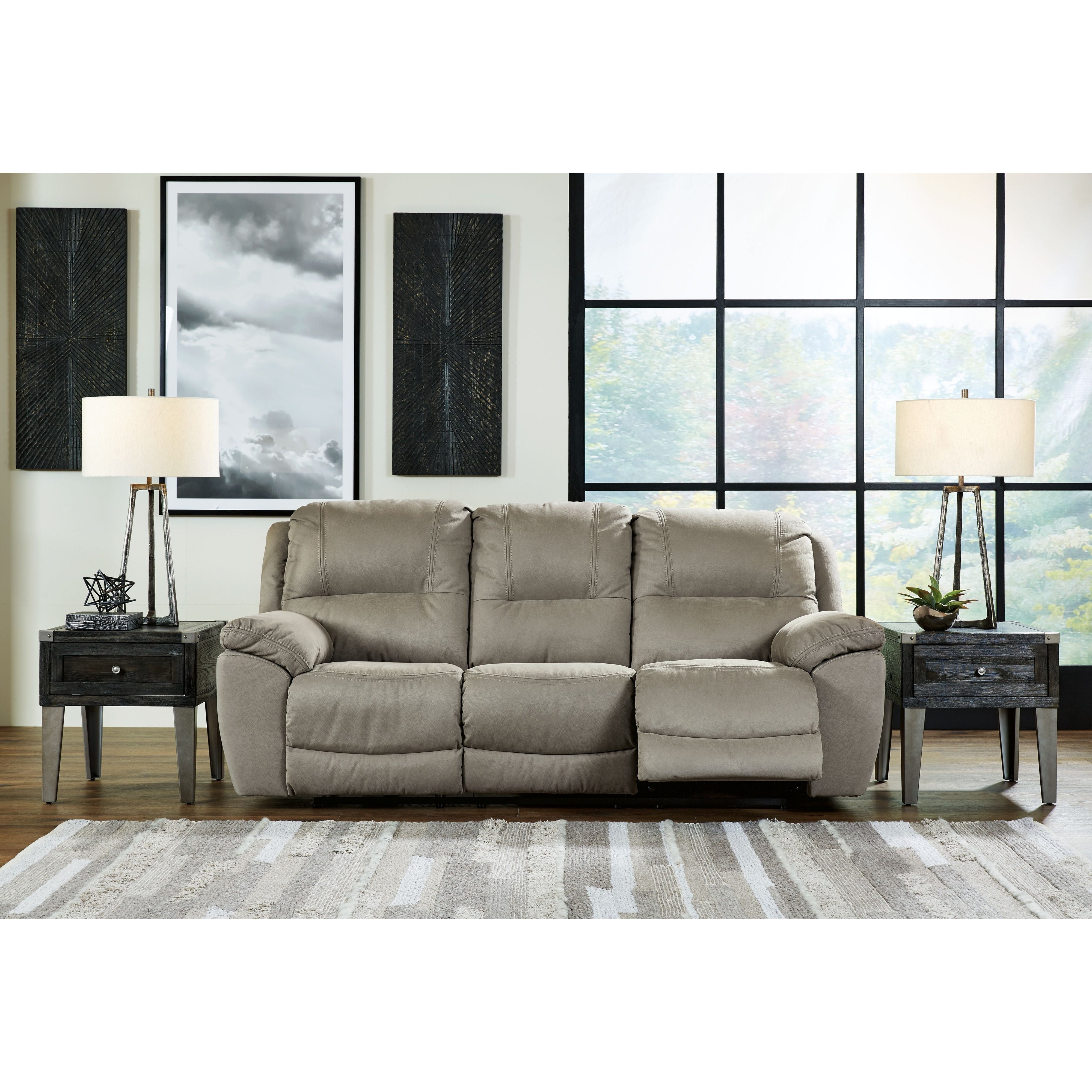 Next-gen - Putty - Reclining Sofa – Washburn's Home Furnishings