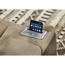 Next-gen - Sand - Pwr Rec Sofa With Adj Headrest-Washburn's Home Furnishings