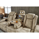 Next-gen - Sand - Pwr Rec Sofa With Adj Headrest-Washburn's Home Furnishings