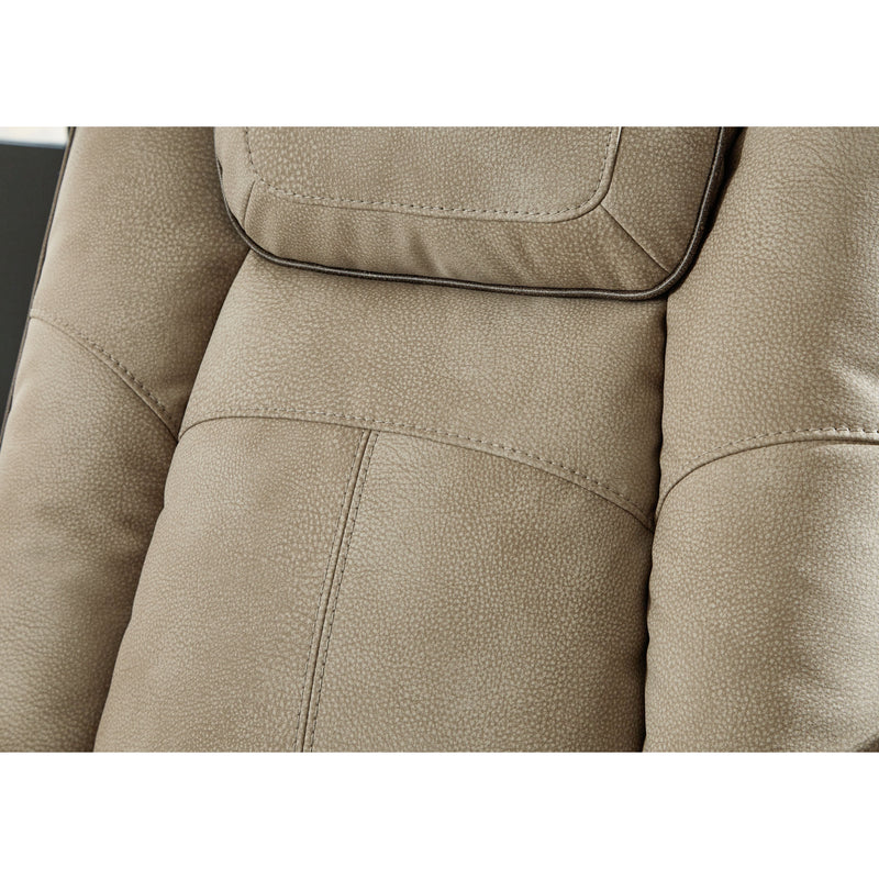 Next-gen - Sand - Pwr Rec Sofa With Adj Headrest-Washburn's Home Furnishings