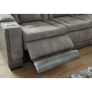 Next-gen - Slate - Pwr Rec Loveseat/con/adj Hdrst-Washburn's Home Furnishings