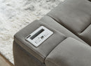 Next-gen - Slate - Pwr Rec Sofa With Adj Headrest-Washburn's Home Furnishings