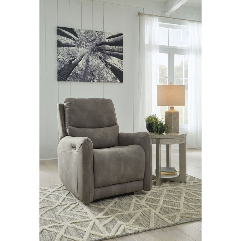 Next-gen - Slate - Zero Wall Power Recliner-Washburn's Home Furnishings