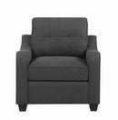 Nicolette - Chair - Dark Grey-Washburn's Home Furnishings