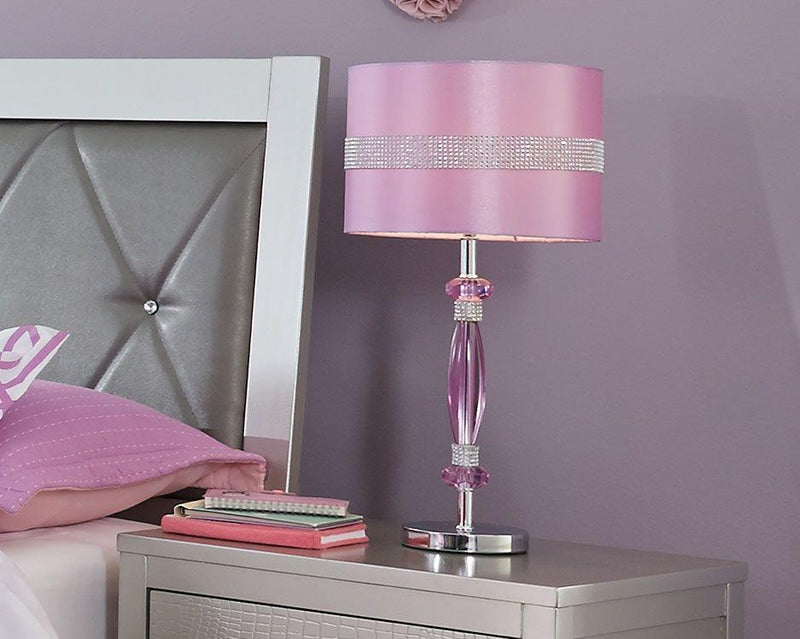 Nyssa - Purple - Metal Table Lamp (1/cn)-Washburn's Home Furnishings