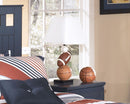 Nyx - Orange - Poly Table Lamp (1/cn)-Washburn's Home Furnishings