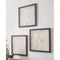 Odella - Antique Gray/cream - Wall Decor Set (3/cn)-Washburn's Home Furnishings