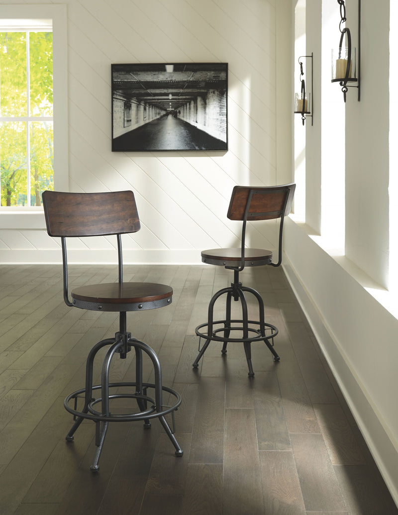 Odium - Brown - Counter Height Bar Stool (set Of 2)-Washburn's Home Furnishings