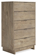 Oliah - Natural - Five Drawer Chest-Washburn's Home Furnishings