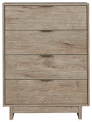 Oliah - Natural - Four Drawer Chest-Washburn's Home Furnishings