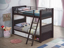 Oliver - Twin Over Twin Bunk Bed - Brown-Washburn's Home Furnishings