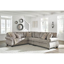 Olsberg - Steel - Left Arm Facing Sofa 3 Pc Sectional-Washburn's Home Furnishings