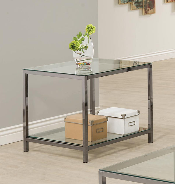 Ontario - End Table - Pearl Silver-Washburn's Home Furnishings