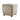 Ottoman With Nailhead Trim - Beige-Washburn's Home Furnishings