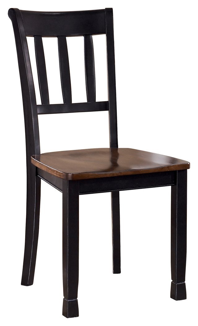 Owingsville - Black/brown - Dining Chair (set Of 2)-Washburn's Home Furnishings
