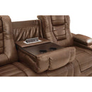 Owner's Box - Thyme - PWR REC Sofa with ADJ Headrest-Washburn's Home Furnishings