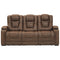 Owner's - Thyme - Pwr Rec Sofa With Adj Headrest-Washburn's Home Furnishings