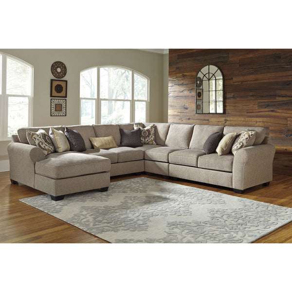 Pantomine - Driftwood - Laf Corner Chaise, Armless Loveseat, Wedge, Armless Chair, Raf Loveseat Sectional-Washburn's Home Furnishings