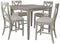 Parellen - Gray - Square Drm Counter Table-Washburn's Home Furnishings