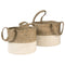 Parrish - Natural/white - Basket Set (2/cn)-Washburn's Home Furnishings