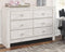 Paxberry - Whitewash - Six Drawer Dresser-Washburn's Home Furnishings