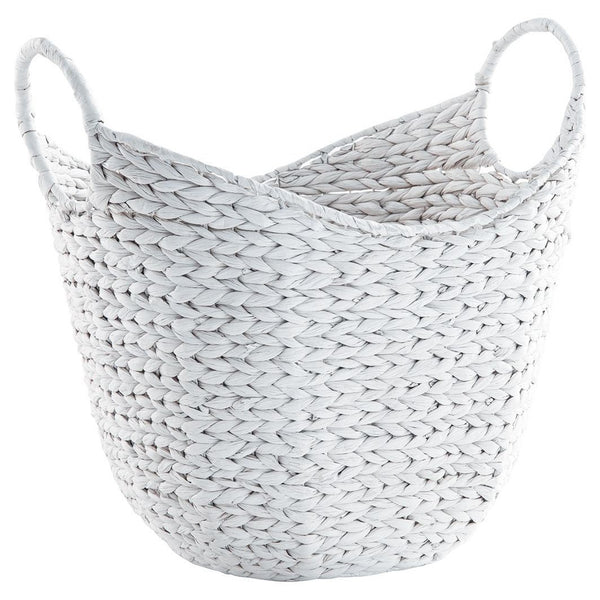 Perlman - Antique White - Basket (2/cn) - Large-Washburn's Home Furnishings