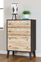 Piperton - Brown / Black - Four Drawer Chest-Washburn's Home Furnishings