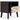 Piperton - Brown / Black - One Drawer Night Stand - Vinyl-wrapped-Washburn's Home Furnishings