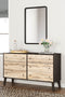 Piperton - Brown / Black - Six Drawer Dresser-Washburn's Home Furnishings