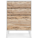 Piperton - Brown / White - Four Drawer Chest-Washburn's Home Furnishings