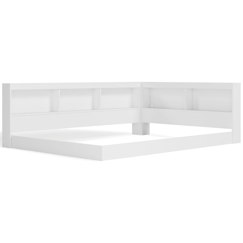Piperton - White - Full Bookcase Storage Bed-Washburn's Home Furnishings