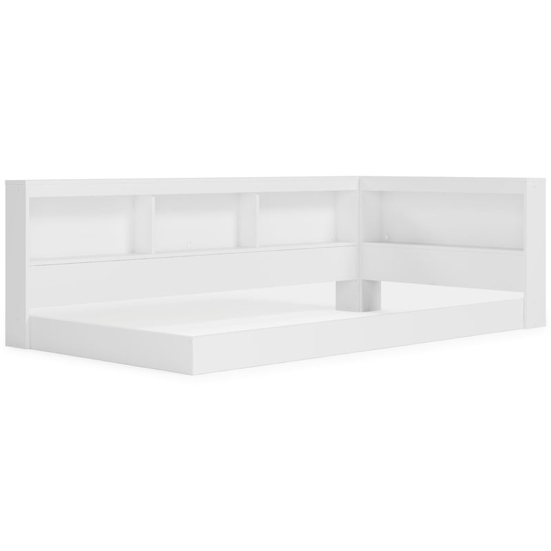 Piperton - White - Twin Bookcase Storage Bed-Washburn's Home Furnishings