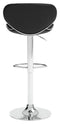 Pollzen - Black - Tall Uph Swivel Barstool(2/cn), Sleek Appeal-Washburn's Home Furnishings