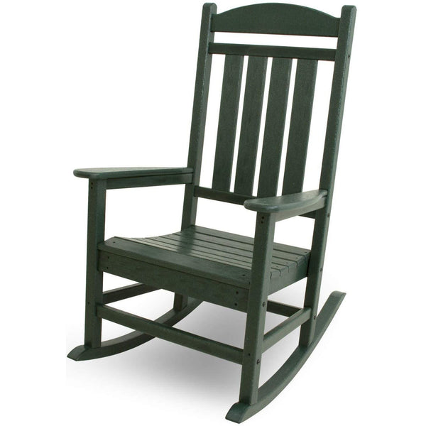 Green Presidential Rocking Chair-Washburn's Home Furnishings