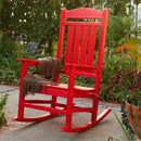 Polywood Presidential Rocking Chair in Sunset Red-Washburn's Home Furnishings
