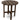 Round 18" Side Table in Mahogany-Washburn's Home Furnishings