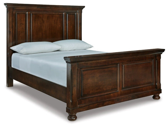 Porter - Rustic Brown - Queen Panel Bed-Washburn's Home Furnishings