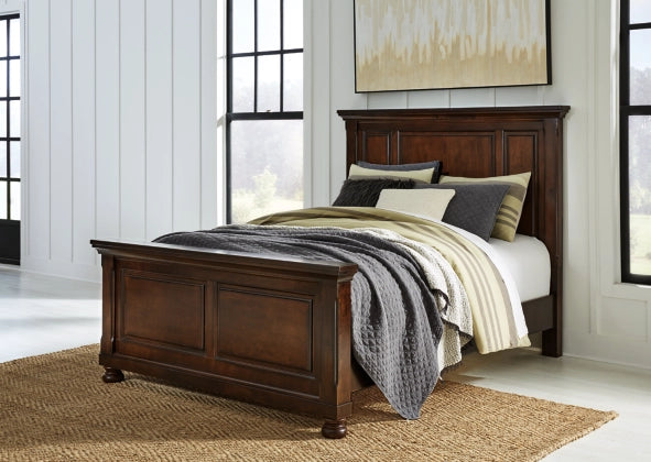 Porter - Rustic Brown - Queen Panel Bed-Washburn's Home Furnishings