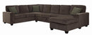 Provence - Storage Sectional - Brown-Washburn's Home Furnishings